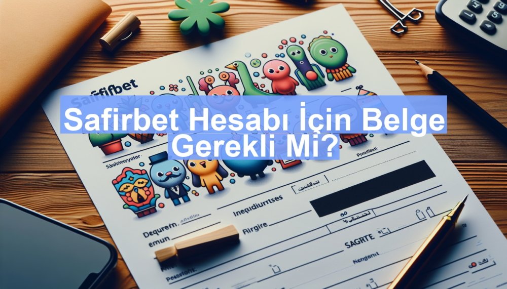 Safirbet Hesabı İçin Belge Gerekli Mi?